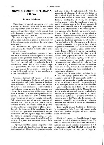 Il morgagni rivista settimanale