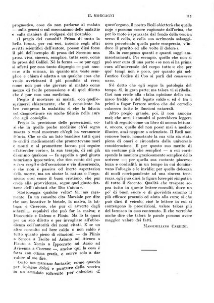 Il morgagni rivista settimanale