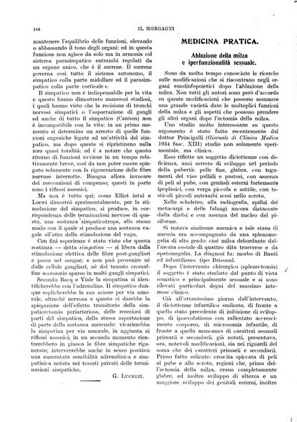 Il morgagni rivista settimanale