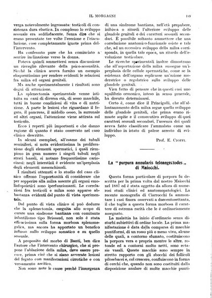 Il morgagni rivista settimanale