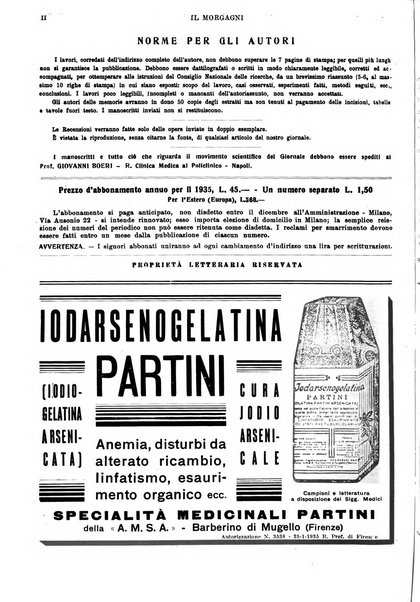 Il morgagni rivista settimanale