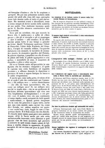 Il morgagni rivista settimanale