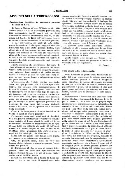 Il morgagni rivista settimanale