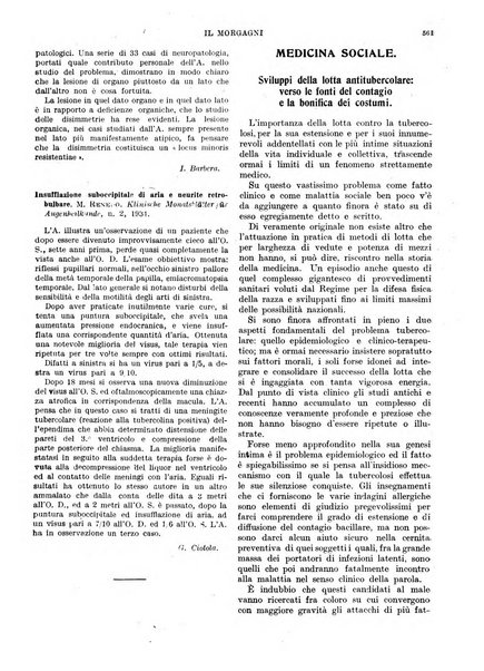 Il morgagni rivista settimanale