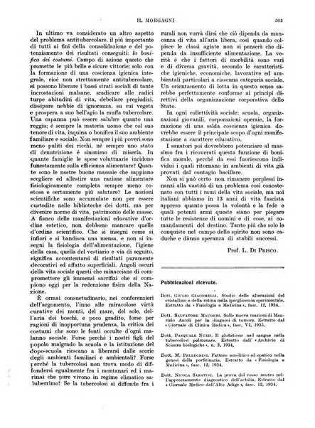 Il morgagni rivista settimanale