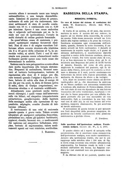 Il morgagni rivista settimanale