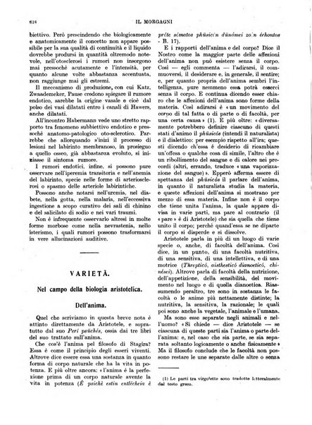 Il morgagni rivista settimanale