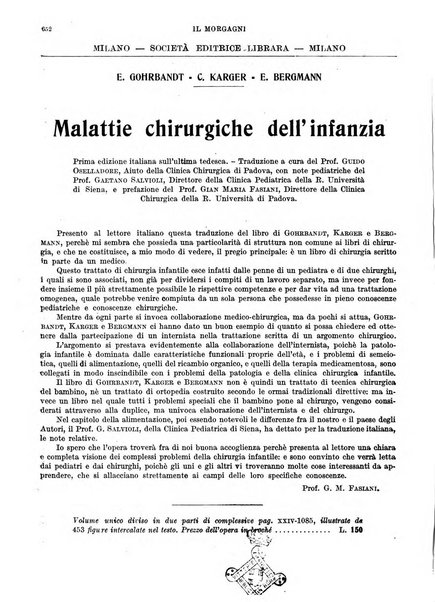 Il morgagni rivista settimanale