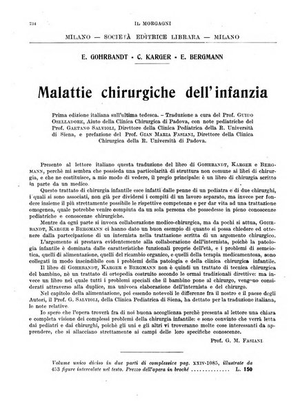 Il morgagni rivista settimanale