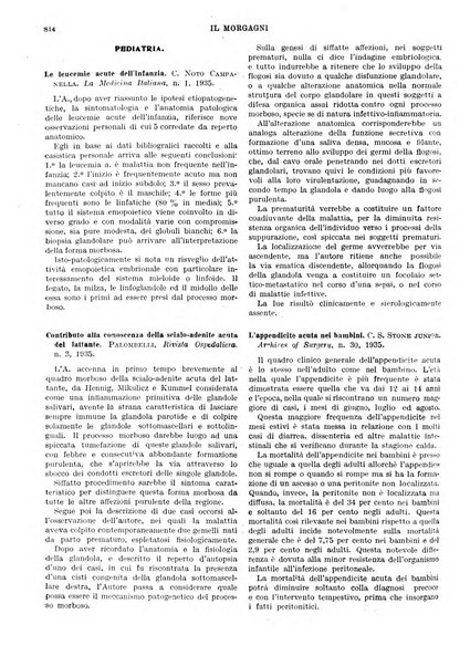 Il morgagni rivista settimanale