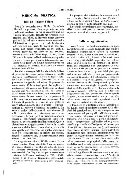 Il morgagni rivista settimanale