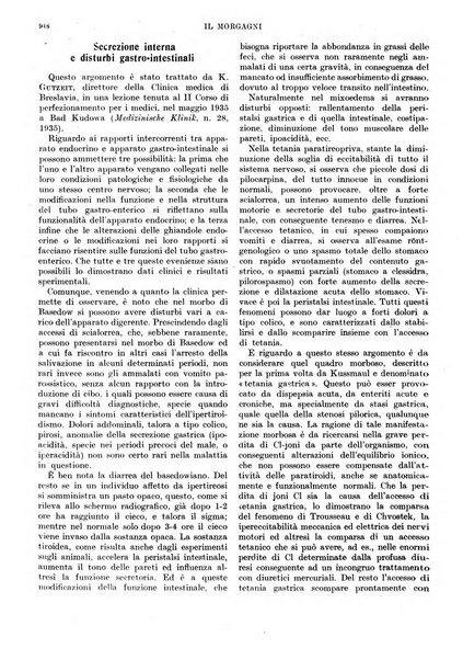 Il morgagni rivista settimanale