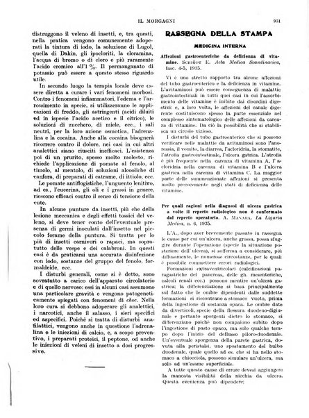 Il morgagni rivista settimanale