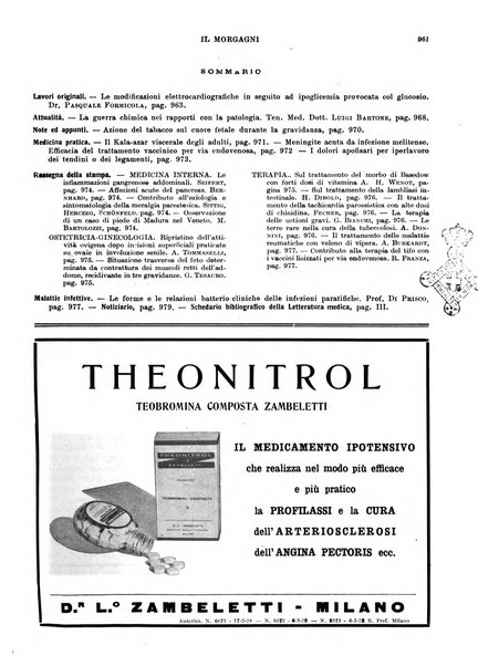 Il morgagni rivista settimanale