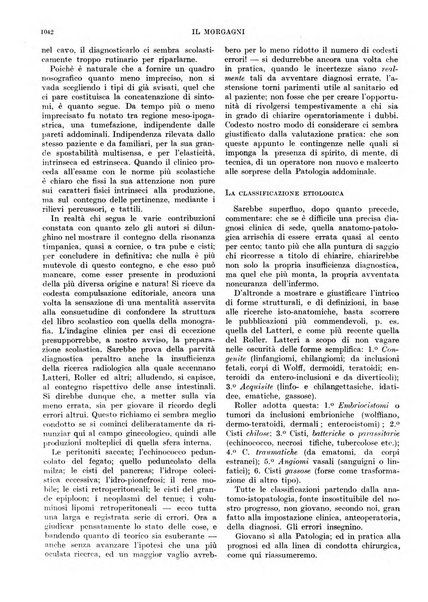 Il morgagni rivista settimanale