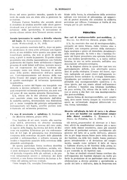 Il morgagni rivista settimanale