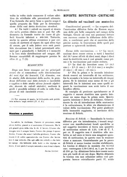 Il morgagni rivista settimanale