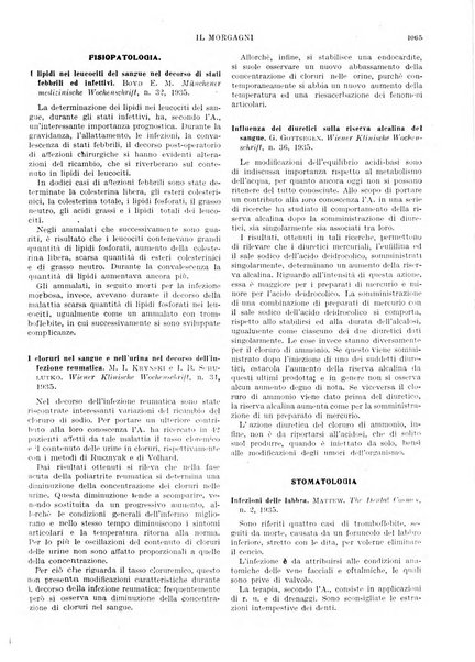 Il morgagni rivista settimanale