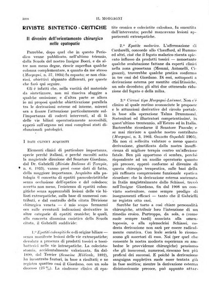 Il morgagni rivista settimanale