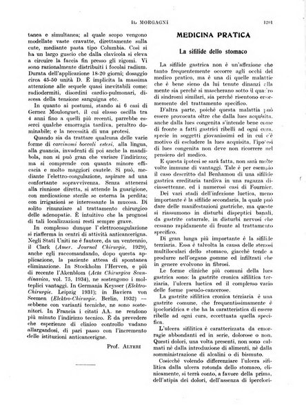 Il morgagni rivista settimanale