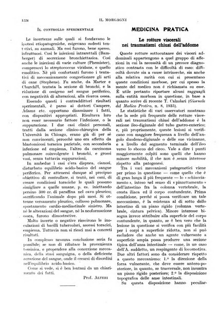 Il morgagni rivista settimanale