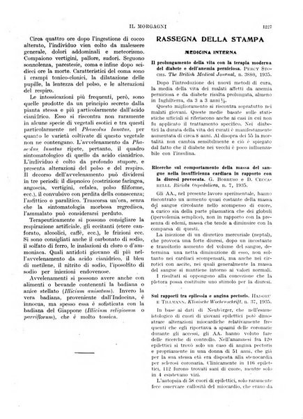 Il morgagni rivista settimanale