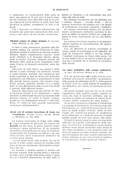 Il morgagni rivista settimanale