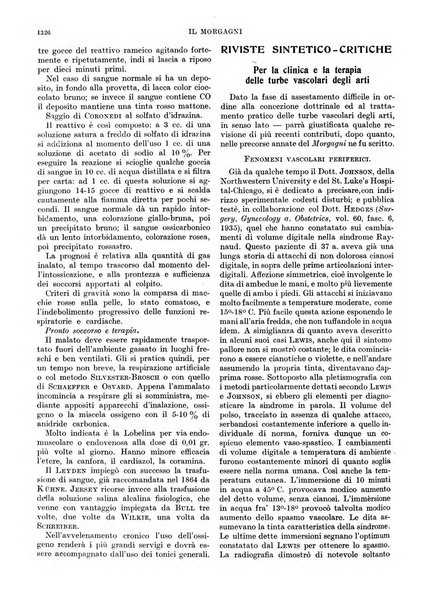 Il morgagni rivista settimanale