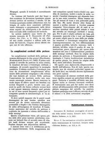 Il morgagni rivista settimanale