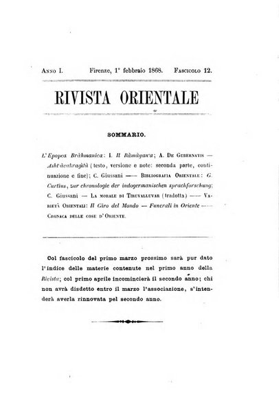 Rivista orientale