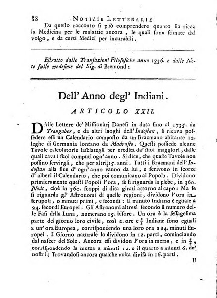 Giornale de'letterati per l'anno ... pubblicato col titolo di Novelle letterarie oltramontane