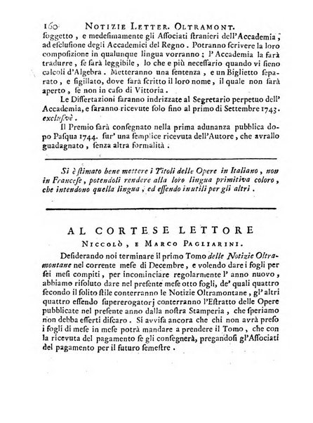 Giornale de'letterati per l'anno ... pubblicato col titolo di Novelle letterarie oltramontane