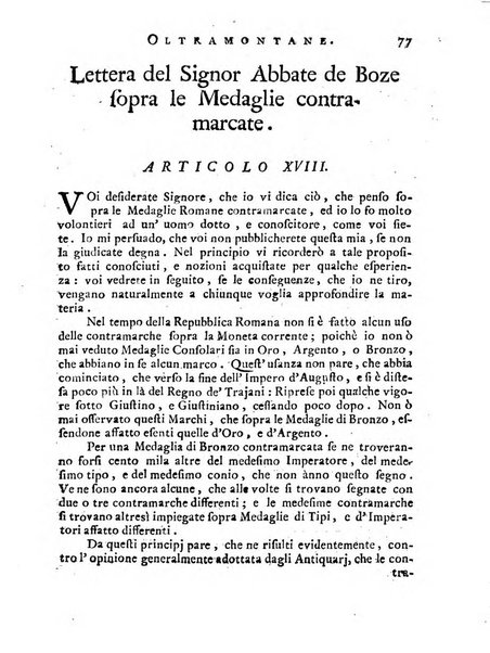 Giornale de'letterati per l'anno ... pubblicato col titolo di Novelle letterarie oltramontane