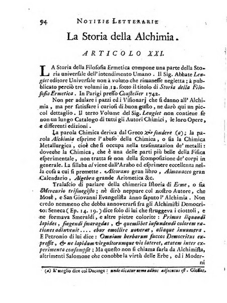 Giornale de'letterati per l'anno ... pubblicato col titolo di Novelle letterarie oltramontane