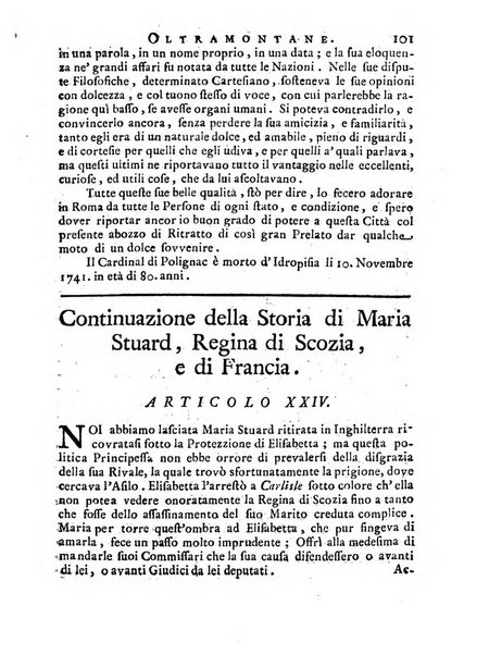 Giornale de'letterati per l'anno ... pubblicato col titolo di Novelle letterarie oltramontane