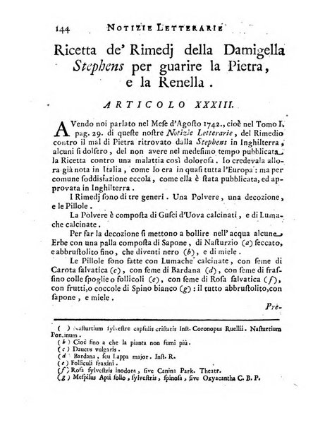 Giornale de'letterati per l'anno ... pubblicato col titolo di Novelle letterarie oltramontane