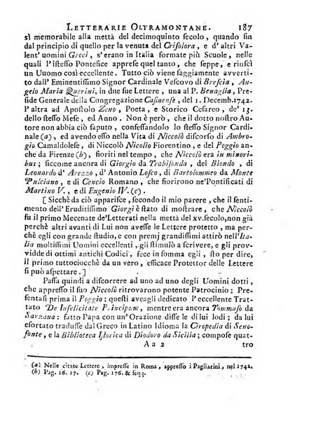 Giornale de'letterati per l'anno ... pubblicato col titolo di Novelle letterarie oltramontane