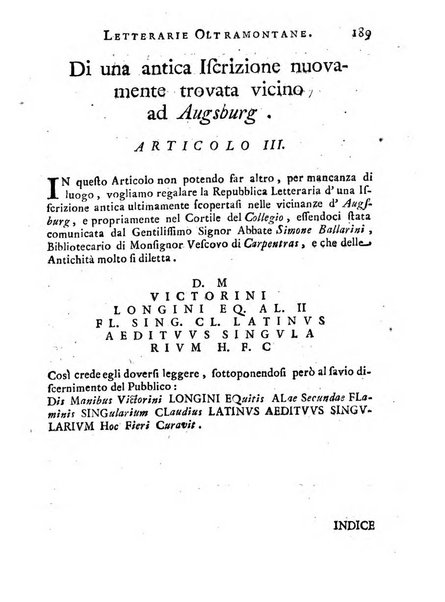 Giornale de'letterati per l'anno ... pubblicato col titolo di Novelle letterarie oltramontane