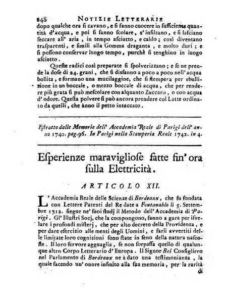 Giornale de'letterati per l'anno ... pubblicato col titolo di Novelle letterarie oltramontane