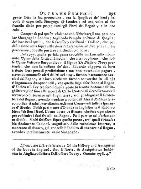 Giornale de'letterati per l'anno ... pubblicato col titolo di Novelle letterarie oltramontane