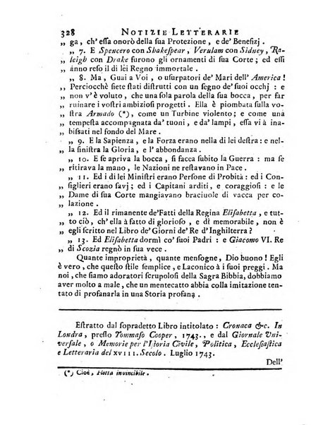 Giornale de'letterati per l'anno ... pubblicato col titolo di Novelle letterarie oltramontane