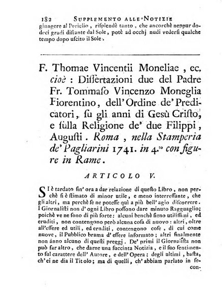 Giornale de'letterati per l'anno ... pubblicato col titolo di Novelle letterarie oltramontane