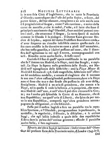 Giornale de'letterati per l'anno ... pubblicato col titolo di Novelle letterarie oltramontane