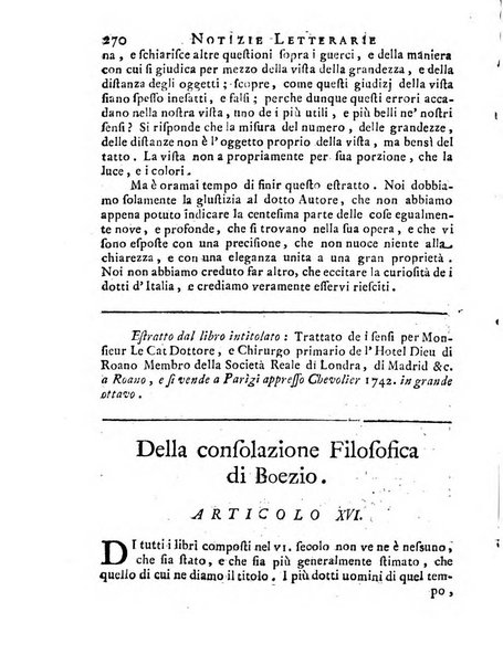 Giornale de'letterati per l'anno ... pubblicato col titolo di Novelle letterarie oltramontane