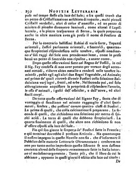 Giornale de'letterati per l'anno ... pubblicato col titolo di Novelle letterarie oltramontane