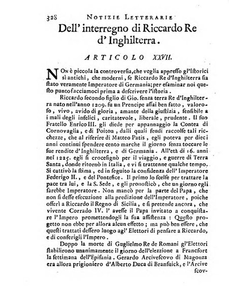 Giornale de'letterati per l'anno ... pubblicato col titolo di Novelle letterarie oltramontane