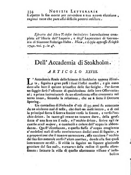 Giornale de'letterati per l'anno ... pubblicato col titolo di Novelle letterarie oltramontane