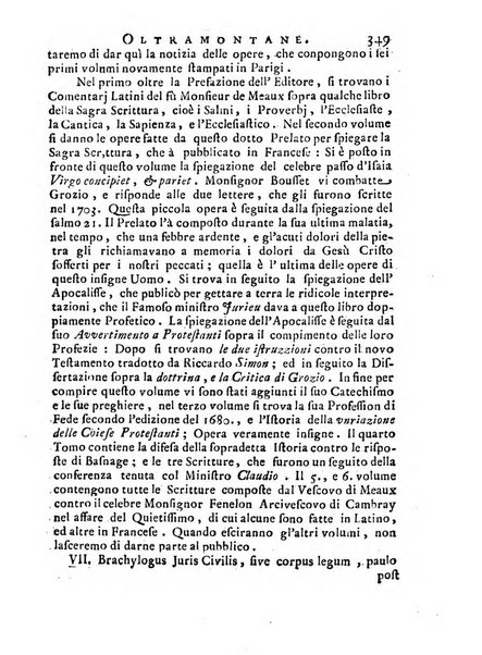 Giornale de'letterati per l'anno ... pubblicato col titolo di Novelle letterarie oltramontane