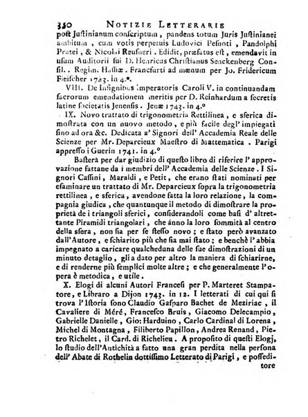 Giornale de'letterati per l'anno ... pubblicato col titolo di Novelle letterarie oltramontane