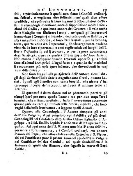 Giornale de'letterati per l'anno ... pubblicato col titolo di Novelle letterarie oltramontane